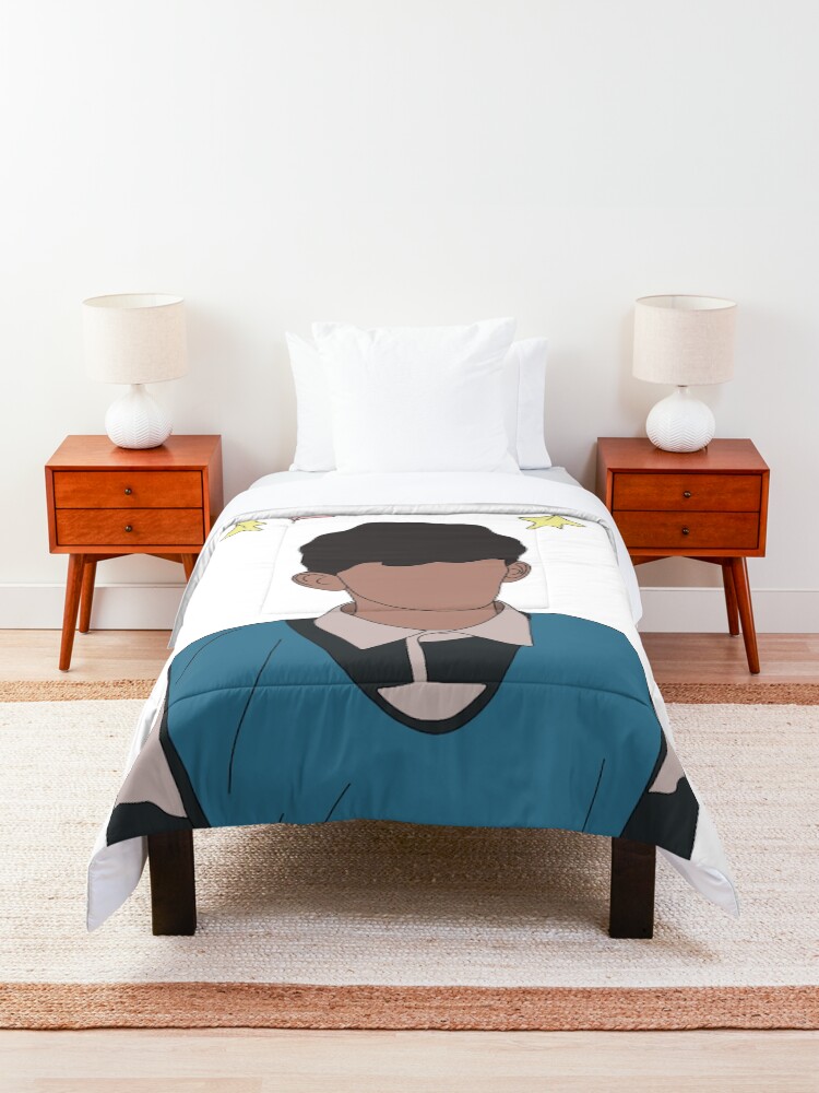 Thumbnail 3 of 6, Comforter, Charlie spring heartstopper art designed and sold by maddiesldesigns.