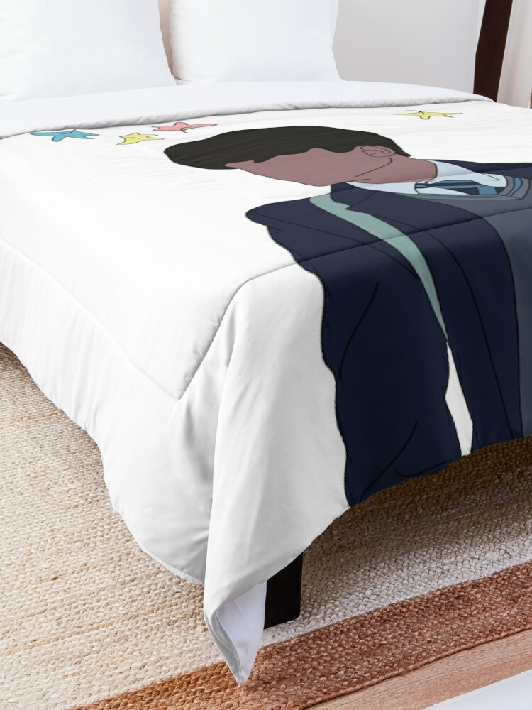 Comforter, Charlie spring heartstopper art designed and sold by maddiesldesigns