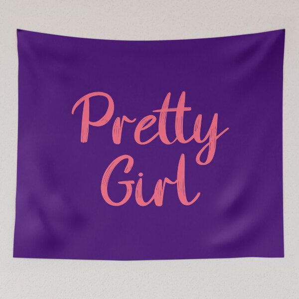 Item preview, Pretty Girl | Pink Handwriting Text designed and sold by Jeallan Designs.