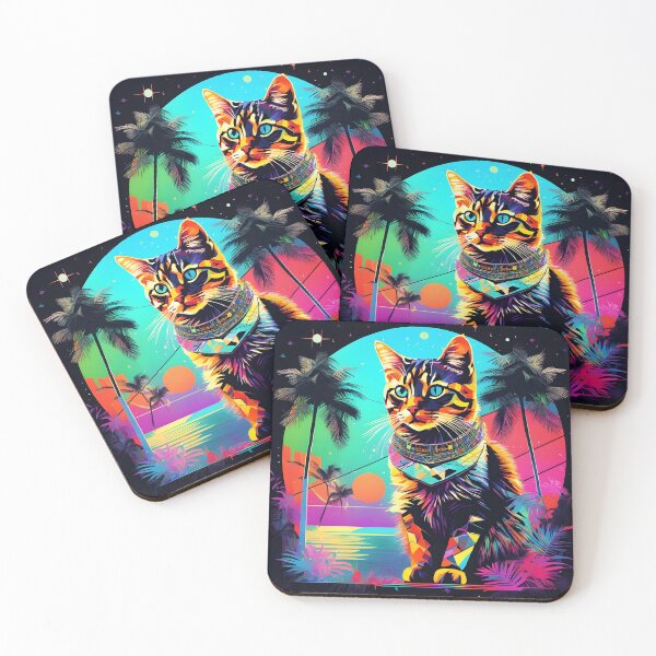 Item preview, Summer Party Cat by Urban Nova Design designed and sold by UrbanNova.