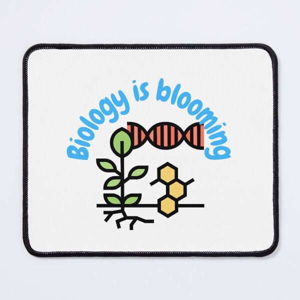 Item preview, Biology is blooming, biology and botany pun designed and sold by NoetherSym.