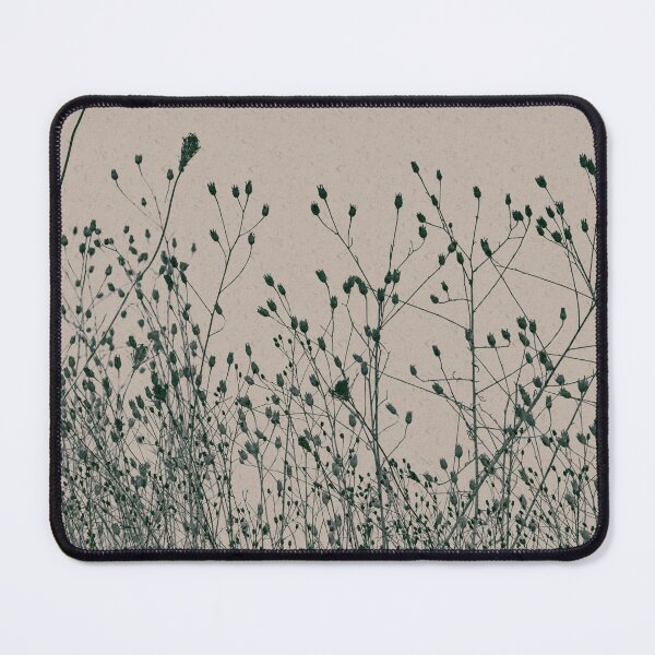 Item preview, Green Tan Dried Plants in Silhouette designed and sold by jocelynsart.