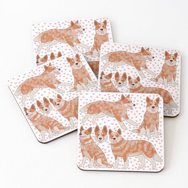 Item preview, Cute Red Australian Cattle Dog Pattern  designed and sold by Yaragold.