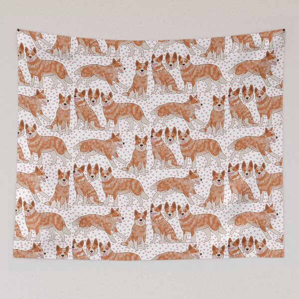 Item preview, Cute Red Australian Cattle Dog Pattern  designed and sold by Yaragold.