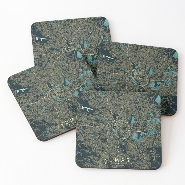 Item preview, Kumasi City Map of Ghana - Summer designed and sold by deMAP.