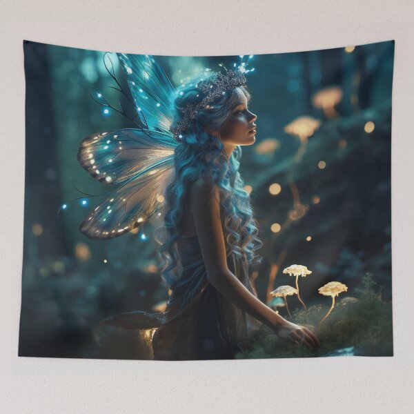 Item preview, Cute fairy in magical forest 1 designed and sold by Art by Lilia.