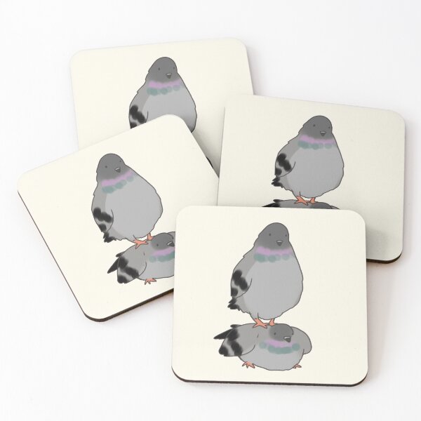 Aperçu de l'œuvre Pigeons drôles créée et vendue par Mayarart.