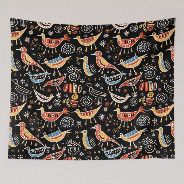 Item preview, Aboriginal Bird Pattern Art Work designed and sold by ddartonline.