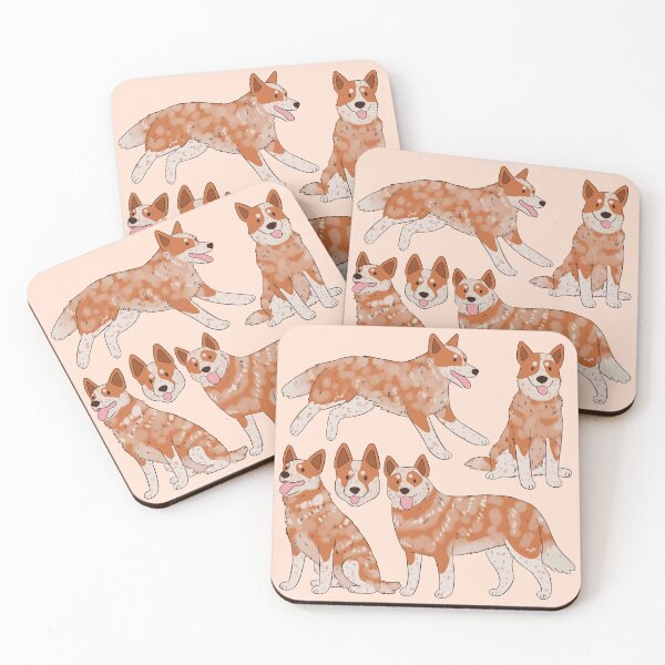 Item preview, Cute Red Australian Cattle Dog Pattern  designed and sold by Yaragold.