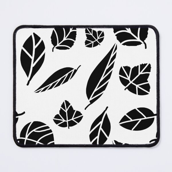 Item preview, Black leaves designed and sold by Nu-cha.