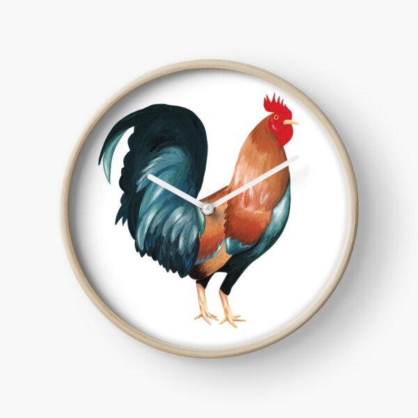 Cockerel Clock