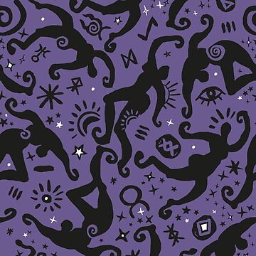 Imagen de la obra magia y baile en la noche de karolabruja