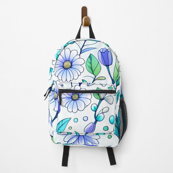 Item preview, Blue flowers designed and sold by UllaSformat.