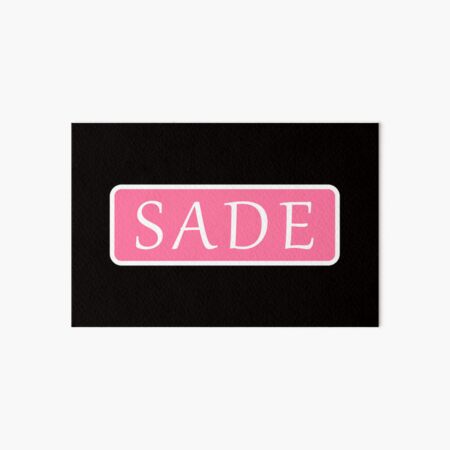 Artikel-Vorschau von Sade-Name, designt und verkauft von Jeallan Designs.