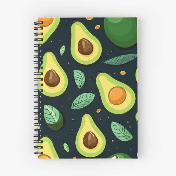 Item preview, Avocado Love - Kawaii Cute Happy Avocados Pattern designed and sold by AeonAcademy.
