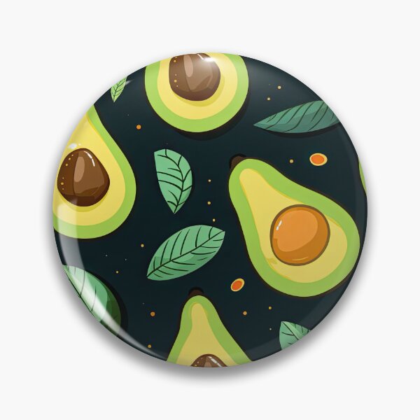 Item preview, Avocado Love - Kawaii Cute Happy Avocados Pattern designed and sold by AeonAcademy.