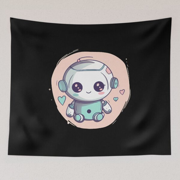 Item preview, Girl Baby Robot Cute Aesthetic Future Engineer Play Team designed and sold by farhanhafeez.