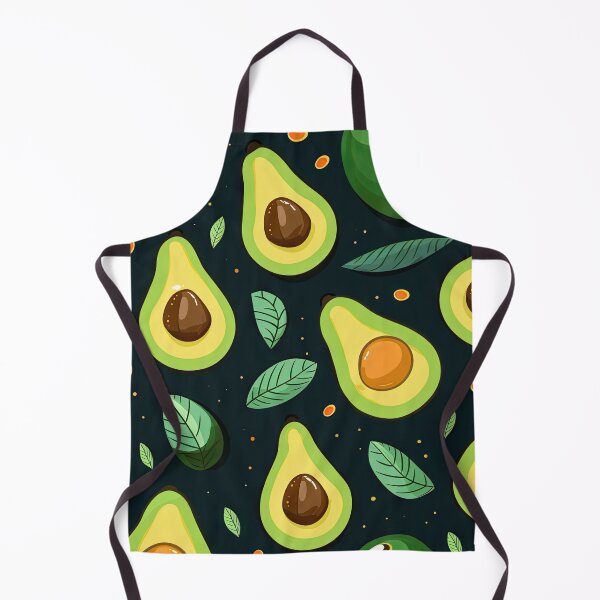 Item preview, Avocado Love - Kawaii Cute Happy Avocados Pattern designed and sold by AeonAcademy.