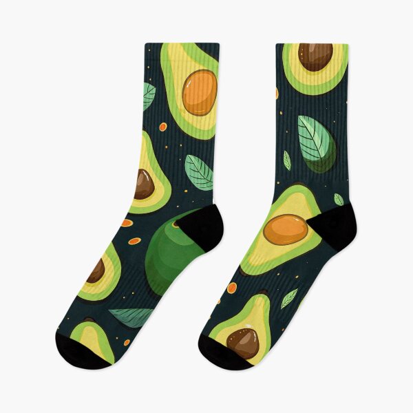 Item preview, Avocado Love - Kawaii Cute Happy Avocados Pattern designed and sold by AeonAcademy.