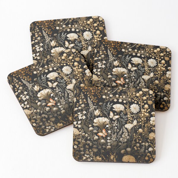 Item preview, Nocturnal Wildflower Butterfly Art designed and sold by meggydesigns.