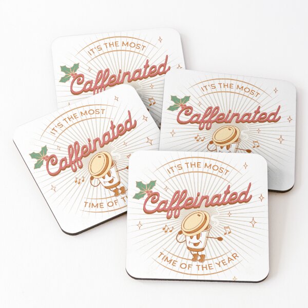 Item preview, Caffeinated coffee cup designed and sold by DarlingMeadow.