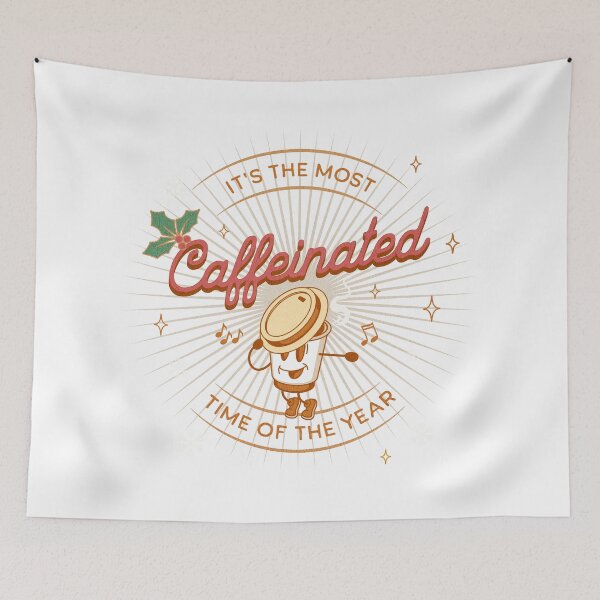 Item preview, Caffeinated coffee cup designed and sold by DarlingMeadow.