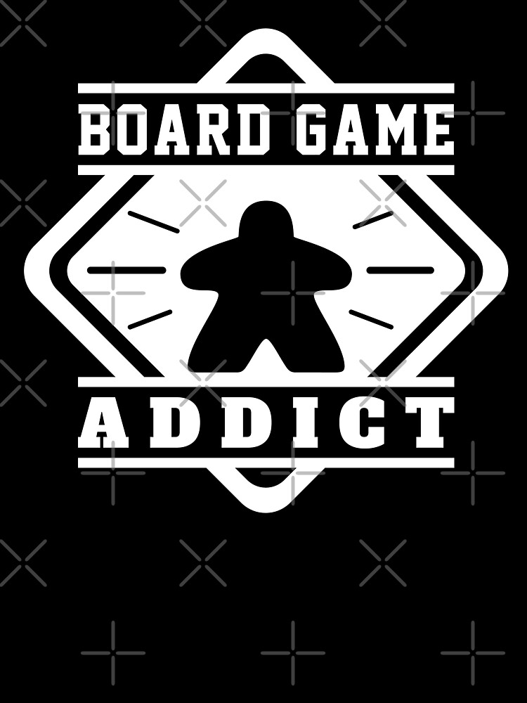 The Meeples Board Game Addict T-Shirt The Meeples Board Game Addict T-Shirt