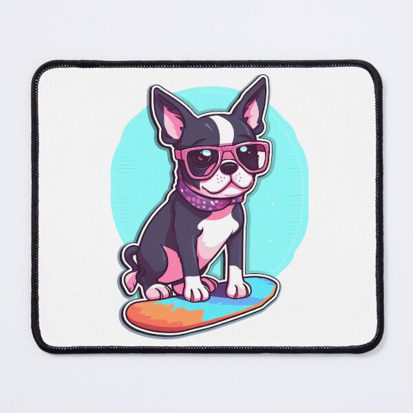 Item preview, Boston Terrier Skateboard Sticker designed and sold by Jdelgado813.