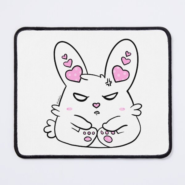 Item preview, Angry bunny designed and sold by ArtfulJam.