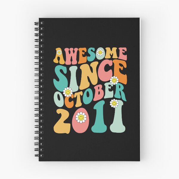 Item preview, Awesome Since October 2011 | Made In 2011 | Retro Groovy Birthday designed and sold by Christina-grich.