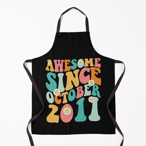 Item preview, Awesome Since October 2011 | Made In 2011 | Retro Groovy Birthday designed and sold by Christina-grich.