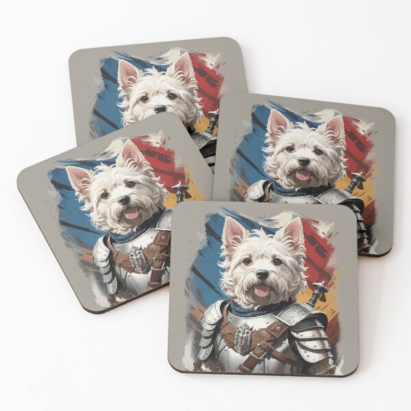 Item preview, West Highland White Terrier as William Wallace designed and sold by faunathreads.