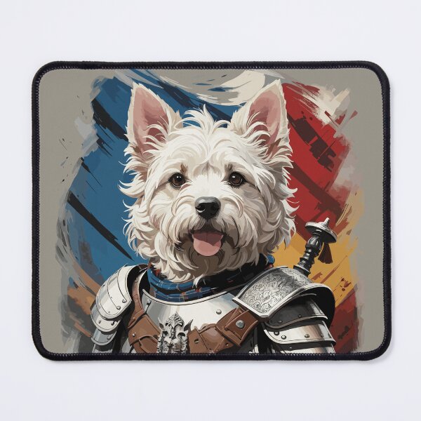 Item preview, West Highland White Terrier as William Wallace designed and sold by faunathreads.