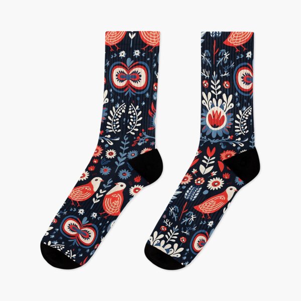 Item preview, Scandinavian folklore with birds designed and sold by FK-UK.