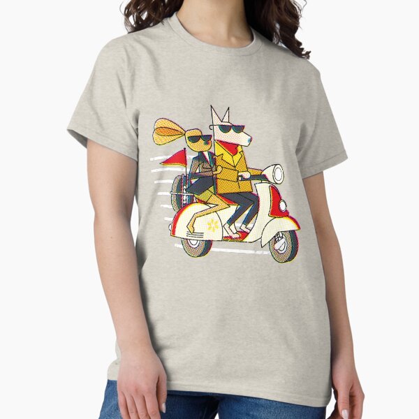 Cool Scooter Dogs Classic T-Shirt