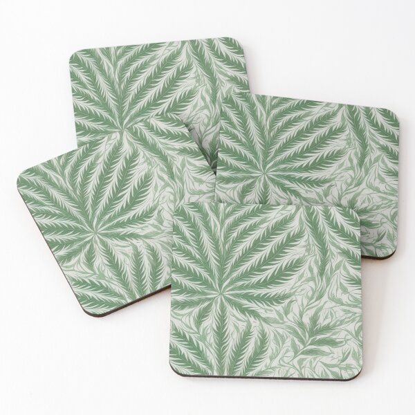 Item preview, Cannabis leaves, Marijuana leaves pattern designed and sold by CoolPixels.