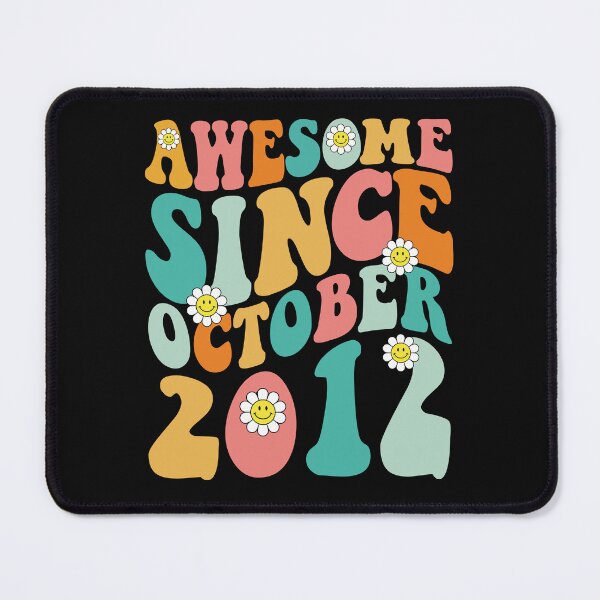 Item preview, Awesome Since October 2012 | Made In 2012 | Retro Groovy Birthday designed and sold by Christina-grich.