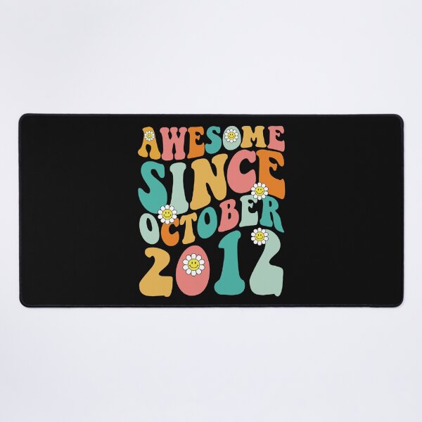 Item preview, Awesome Since October 2012 | Made In 2012 | Retro Groovy Birthday designed and sold by Christina-grich.