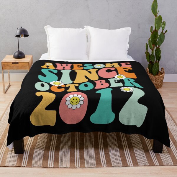 Item preview, Awesome Since October 2012 | Made In 2012 | Retro Groovy Birthday designed and sold by Christina-grich.