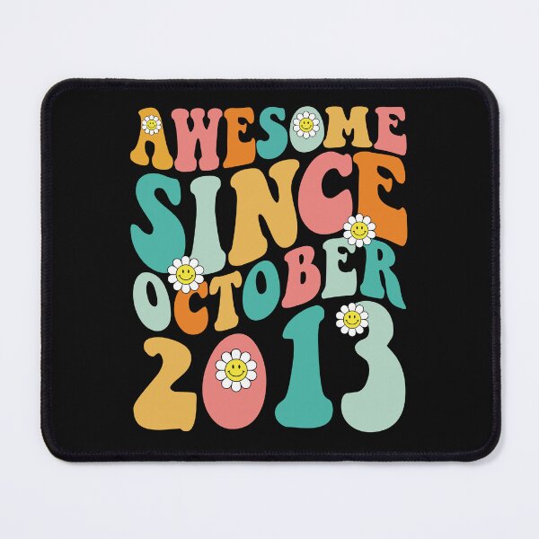 Item preview, Awesome Since October 2013 | Made In 2013 | Retro Groovy Birthday designed and sold by Christina-grich.