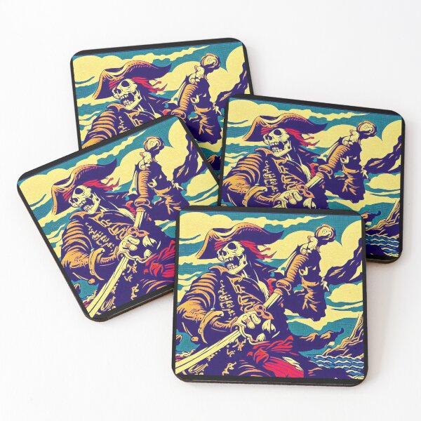 Item preview, Fantasy Pirate Anime - Woodcut 1 designed and sold by CrankyOldDude.