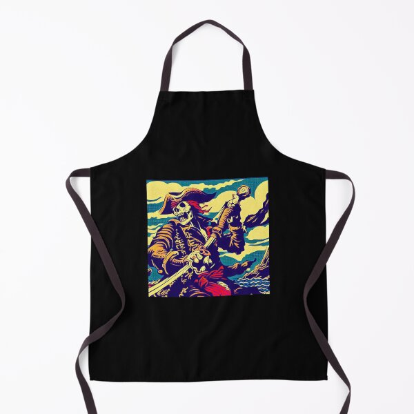Item preview, Fantasy Pirate Anime - Woodcut 1 designed and sold by CrankyOldDude.