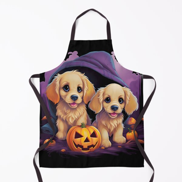 Item preview, Halloween Golden Retriever Puppy's Pumpkins designed and sold by ARTficiallyAnon.