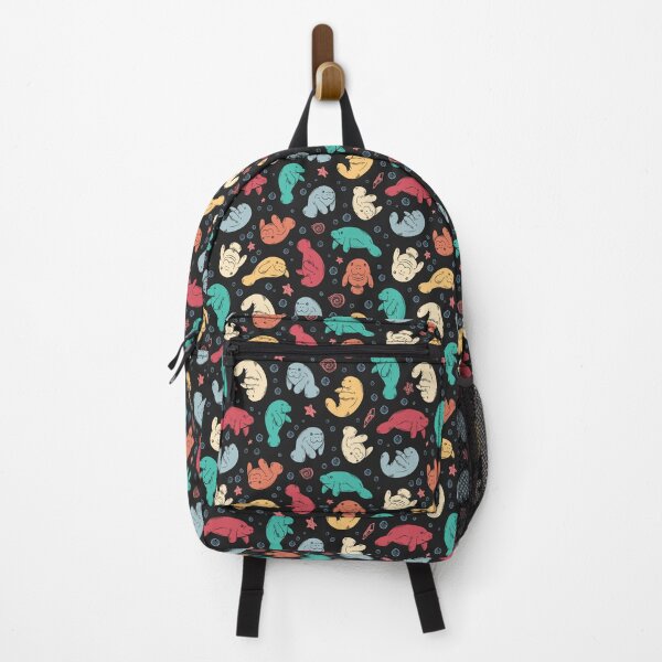 Item preview, Cute Manatee Sea Cow - Retro Underwater Pattern designed and sold by Bangtees.