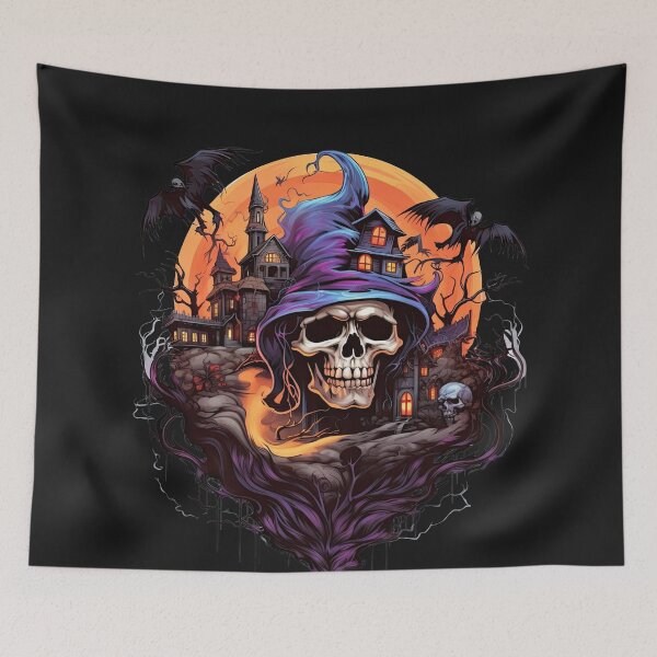 Item preview, Skull, spooky designed and sold by VasaJeBre.
