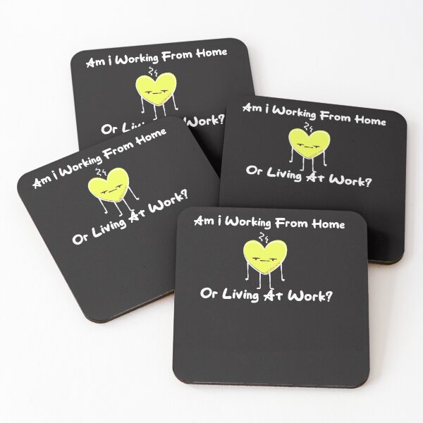 Item preview, funny work from home, am i working from home or living at work? Sarcastic t-shirt designed and sold by TownDesigns.