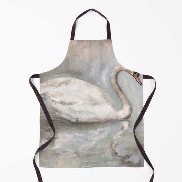 Item preview, Coquette aesthetic vintage painting of a swan designed and sold by Coquette Art.