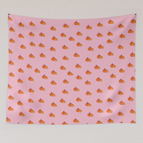 Item preview, Pink Fall Pumpkin pattern designed and sold by AbhithaAlfred.