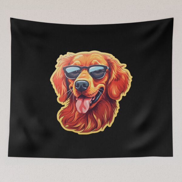 Item preview, Red Golden Retriever Swag designed and sold by Shubenzo.