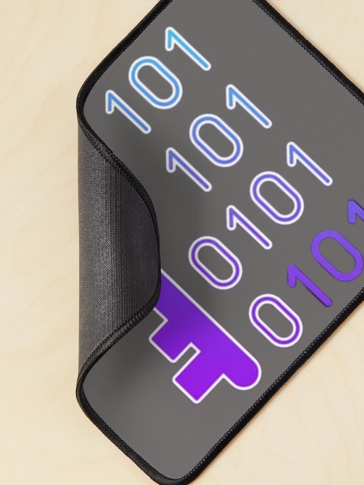 Thumbnail 2 of 5, Mouse Pad, Machine code designed and sold by CodeCrush.